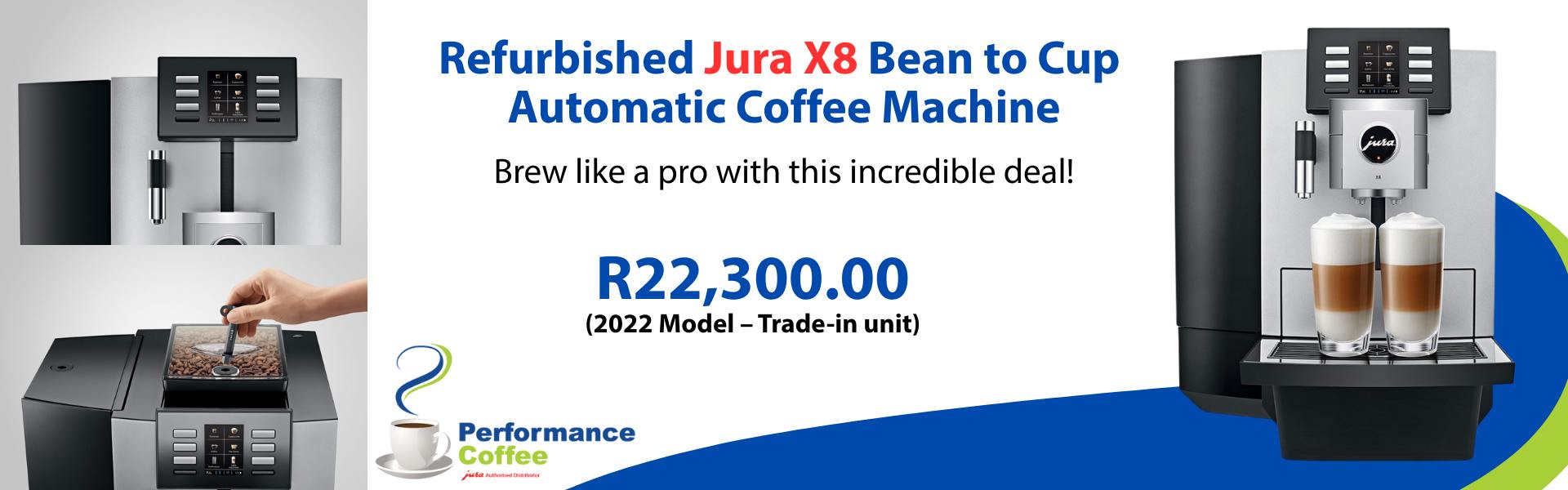 Refurbished Jura X8 Bean to Cup Automatic Coffee Machine